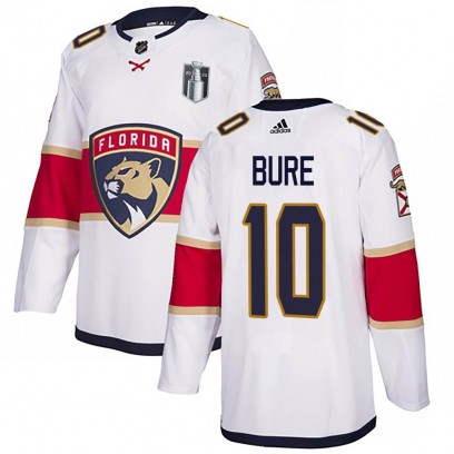 Men's Authentic Florida Panthers Pavel Bure Adidas Away 2023 Stanley Cup Final Jersey - White