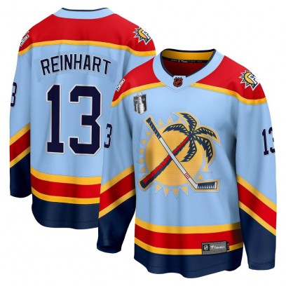 Youth Breakaway Florida Panthers Sam Reinhart Fanatics Branded Special Edition 2.0 2023 Stanley Cup Final Jersey - Light Blue
