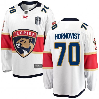 Men's Breakaway Florida Panthers Patric Hornqvist Fanatics Branded Away 2023 Stanley Cup Final Jersey - White