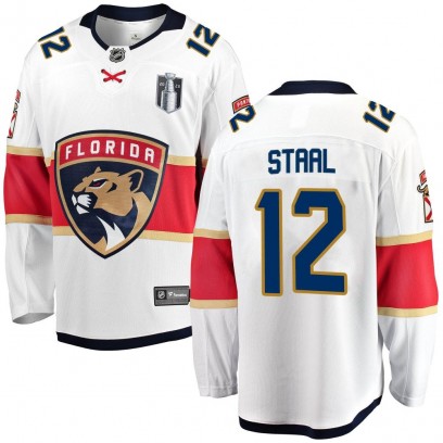 Men's Breakaway Florida Panthers Eric Staal Fanatics Branded Away 2023 Stanley Cup Final Jersey - White