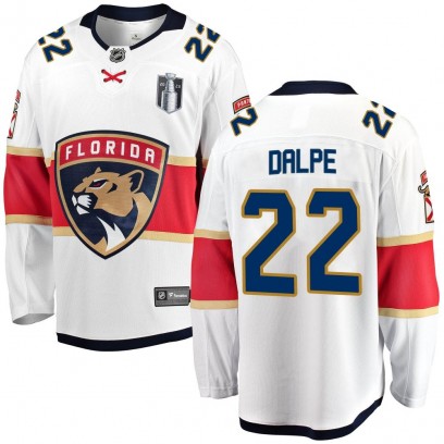 Youth Breakaway Florida Panthers Zac Dalpe Fanatics Branded Away 2023 Stanley Cup Final Jersey - White