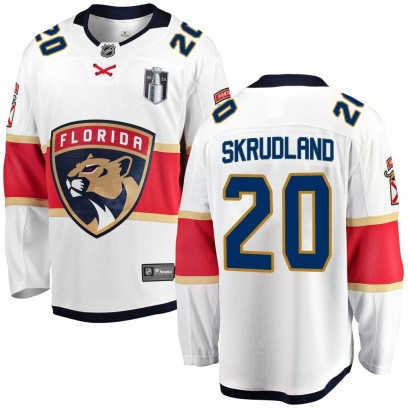 Youth Breakaway Florida Panthers Brian Skrudland Fanatics Branded Away 2023 Stanley Cup Final Jersey - White
