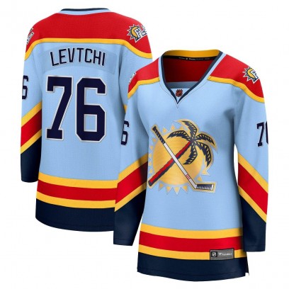 Women's Breakaway Florida Panthers Anton Levtchi Fanatics Branded Special Edition 2.0 Jersey - Light Blue