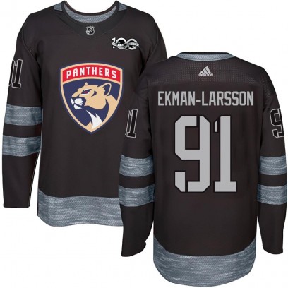 Youth Authentic Florida Panthers Oliver Ekman-Larsson 1917-2017 100th Anniversary Jersey - Black