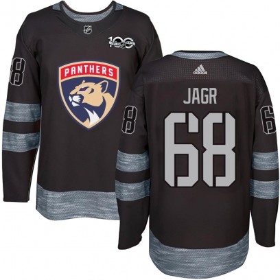 Youth Authentic Florida Panthers Jaromir Jagr 1917-2017 100th Anniversary Jersey - Black