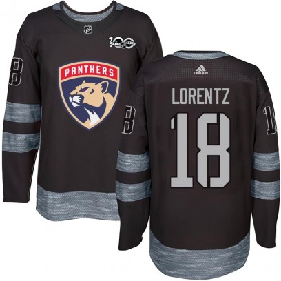 Youth Authentic Florida Panthers Steven Lorentz 1917-2017 100th Anniversary Jersey - Black