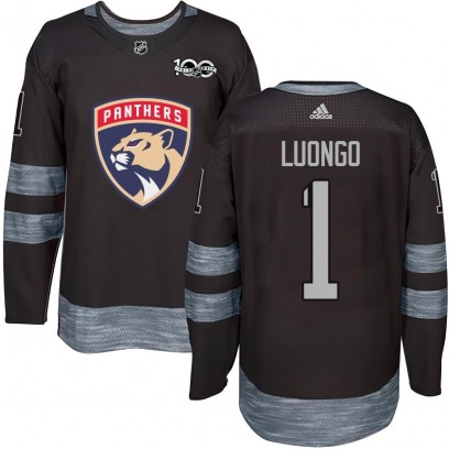 Youth Authentic Florida Panthers Roberto Luongo 1917-2017 100th Anniversary Jersey - Black