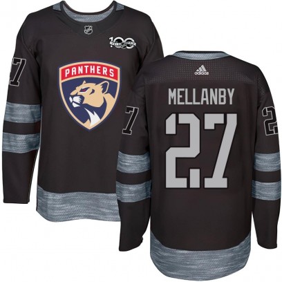 Youth Authentic Florida Panthers Scott Mellanby 1917-2017 100th Anniversary Jersey - Black