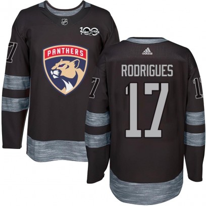 Youth Authentic Florida Panthers Evan Rodrigues 1917-2017 100th Anniversary Jersey - Black