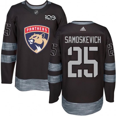 Youth Authentic Florida Panthers Mackie Samoskevich 1917-2017 100th Anniversary Jersey - Black