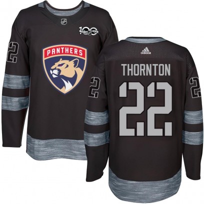 Youth Authentic Florida Panthers Shawn Thornton 1917-2017 100th Anniversary Jersey - Black