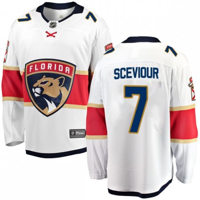 Men's Breakaway Florida Panthers Colton Sceviour Fanatics Branded Away Jersey - White