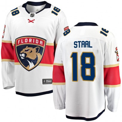 Men's Breakaway Florida Panthers Marc Staal Fanatics Branded Away Jersey - White