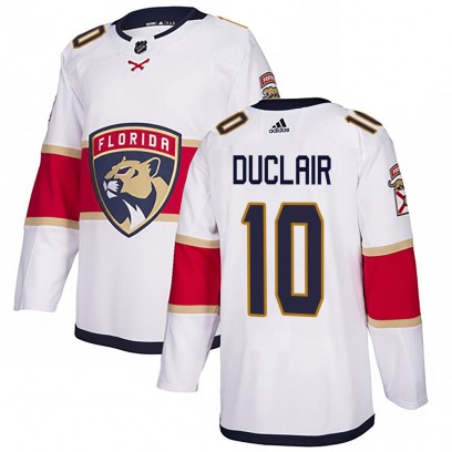 Men's Authentic Florida Panthers Anthony Duclair Adidas Away Jersey - White
