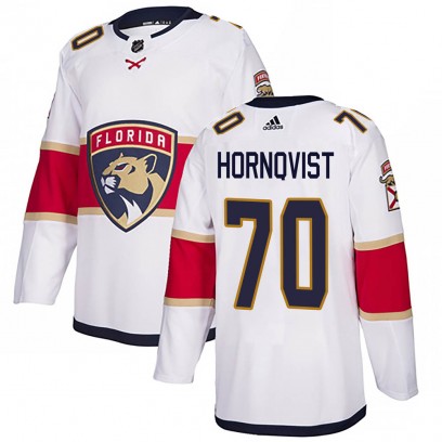 Men's Authentic Florida Panthers Patric Hornqvist Adidas Away Jersey - White