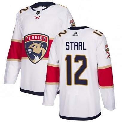 Men's Authentic Florida Panthers Eric Staal Adidas Away Jersey - White
