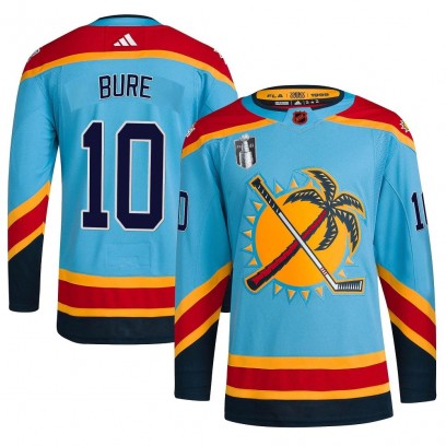 Youth Authentic Florida Panthers Pavel Bure Adidas Reverse Retro 2.0 2023 Stanley Cup Final Jersey - Light Blue