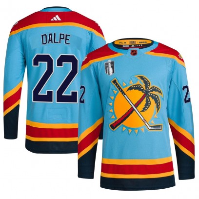 Youth Authentic Florida Panthers Zac Dalpe Adidas Reverse Retro 2.0 2023 Stanley Cup Final Jersey - Light Blue