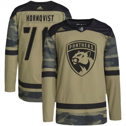 Men's Authentic Florida Panthers Patric Hornqvist Adidas Military Appreciation Practice Jersey - Camo