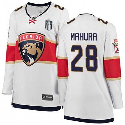 Women's Breakaway Florida Panthers Josh Mahura Fanatics Branded Away 2023 Stanley Cup Final Jersey - White