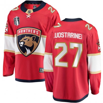 Youth Breakaway Florida Panthers Eetu Luostarinen Fanatics Branded Home 2023 Stanley Cup Final Jersey - Red