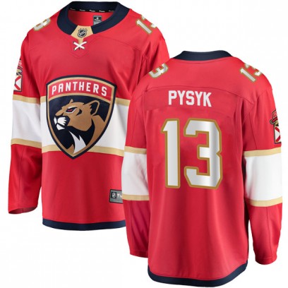 Men's Breakaway Florida Panthers Mark Pysyk Fanatics Branded Home Jersey - Red