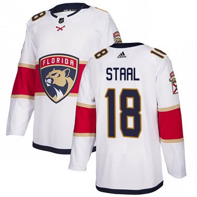 Youth Authentic Florida Panthers Marc Staal Adidas Away Jersey - White