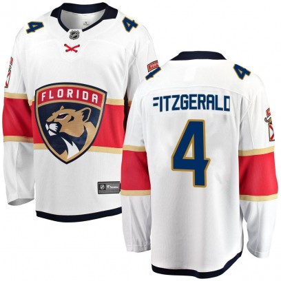 Youth Breakaway Florida Panthers Casey Fitzgerald Fanatics Branded Away Jersey - White