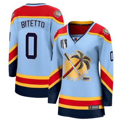 Women's Breakaway Florida Panthers Anthony Bitetto Fanatics Branded Special Edition 2.0 2023 Stanley Cup Final Jersey - Light Bl