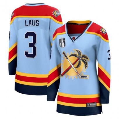 Women's Breakaway Florida Panthers Paul Laus Fanatics Branded Special Edition 2.0 2023 Stanley Cup Final Jersey - Light Blue