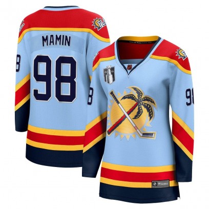 Women's Breakaway Florida Panthers Maxim Mamin Fanatics Branded Special Edition 2.0 2023 Stanley Cup Final Jersey - Light Blue