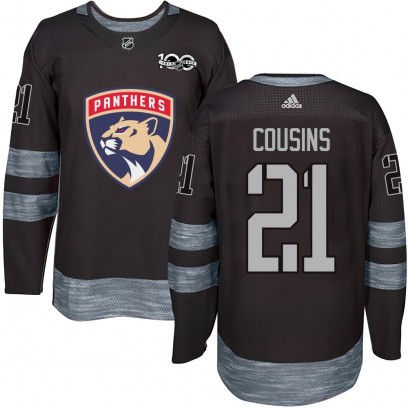 Men's Authentic Florida Panthers Nick Cousins 1917-2017 100th Anniversary Jersey - Black