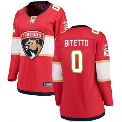 Women's Breakaway Florida Panthers Anthony Bitetto Fanatics Branded Home Jersey - Red