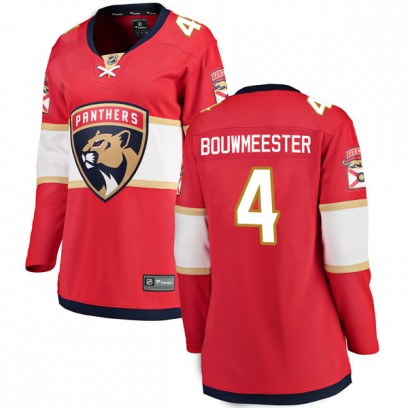 Women's Breakaway Florida Panthers Jay Bouwmeester Fanatics Branded Home Jersey - Red