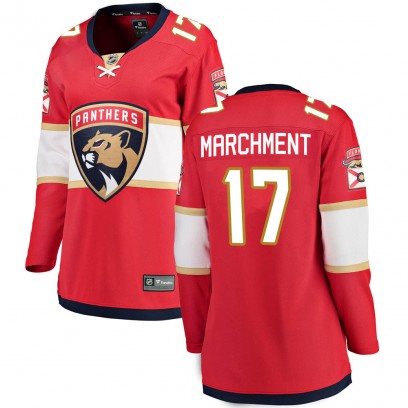 Women's Breakaway Florida Panthers Mason Marchment Fanatics Branded Home Jersey - Red