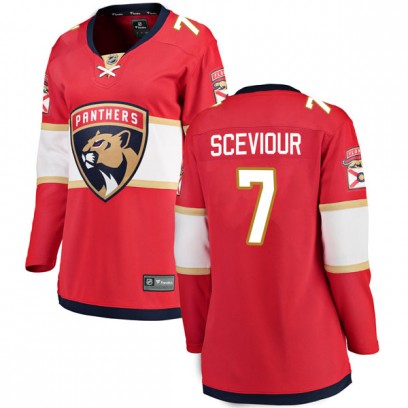 Women's Breakaway Florida Panthers Colton Sceviour Fanatics Branded Home Jersey - Red