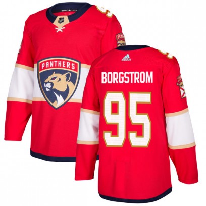 Men's Authentic Florida Panthers Henrik Borgstrom Adidas Jersey - Red
