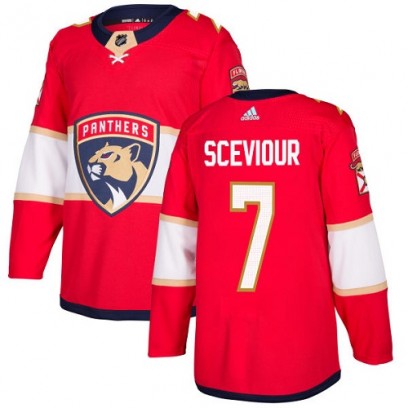 Youth Authentic Florida Panthers Colton Sceviour Adidas Home Jersey - Red
