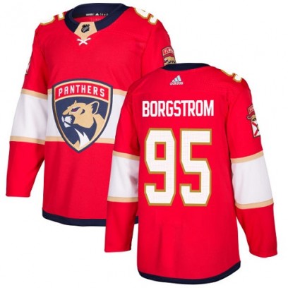 Youth Authentic Florida Panthers Henrik Borgstrom Adidas Home Jersey - Red