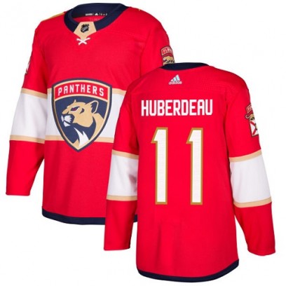 Youth Authentic Florida Panthers Jonathan Huberdeau Adidas Home Jersey - Red