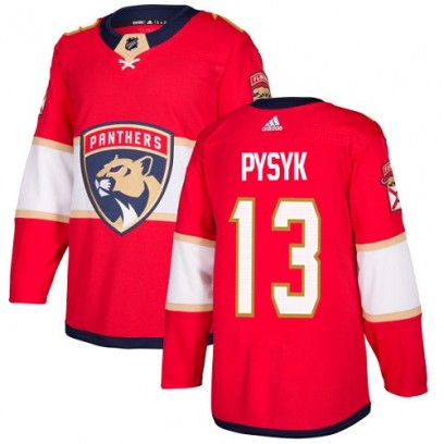 Youth Authentic Florida Panthers Mark Pysyk Adidas Home Jersey - Red
