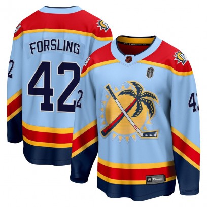 Men's Breakaway Florida Panthers Gustav Forsling Fanatics Branded Special Edition 2.0 2025 Stanley Cup Final Jersey - Light Blue