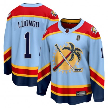 Men's Breakaway Florida Panthers Roberto Luongo Fanatics Branded Special Edition 2.0 2025 Stanley Cup Final Jersey - Light Blue