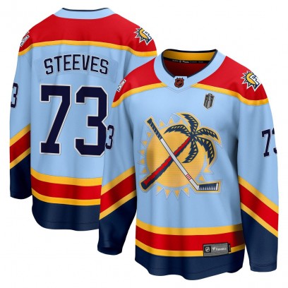 Men's Breakaway Florida Panthers Ben Steeves Fanatics Branded Special Edition 2.0 2025 Stanley Cup Final Jersey - Light Blue