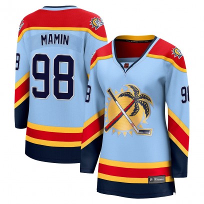 Women's Breakaway Florida Panthers Maxim Mamin Fanatics Branded Special Edition 2.0 Jersey - Light Blue