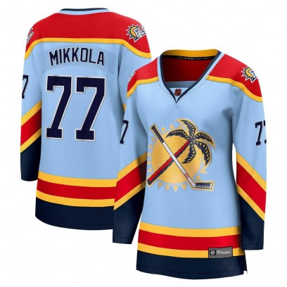 Women's Breakaway Florida Panthers Niko Mikkola Fanatics Branded Special Edition 2.0 Jersey - Light Blue