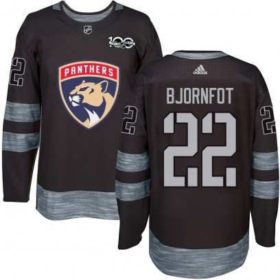 Youth Authentic Florida Panthers Tobias Bjornfot 1917-2017 100th Anniversary Jersey - Black