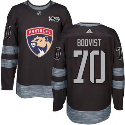 Youth Authentic Florida Panthers Jesper Boqvist 1917-2017 100th Anniversary Jersey - Black
