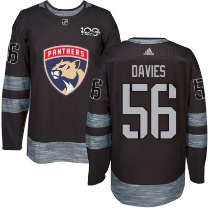 Youth Authentic Florida Panthers Josh Davies 1917-2017 100th Anniversary Jersey - Black