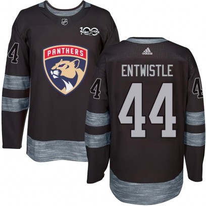 Youth Authentic Florida Panthers MacKenzie Entwistle 1917-2017 100th Anniversary Jersey - Black